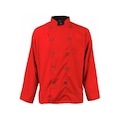 Kng 2XL Men's Active Red Long Sleeve Chef Coat 2122RDSL2XL
